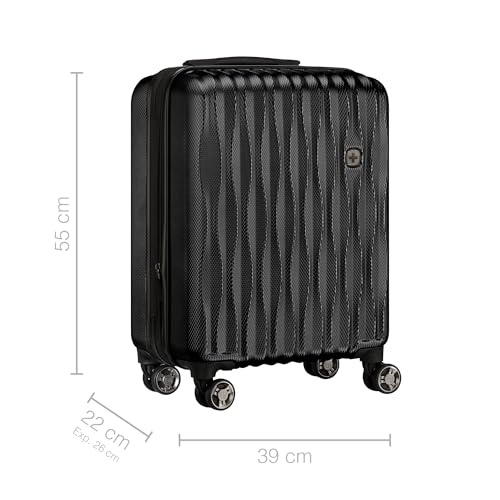 Valise rigide WENGER Energie bagage à main noir extensible de 38 à 44 l avec serrure - 3