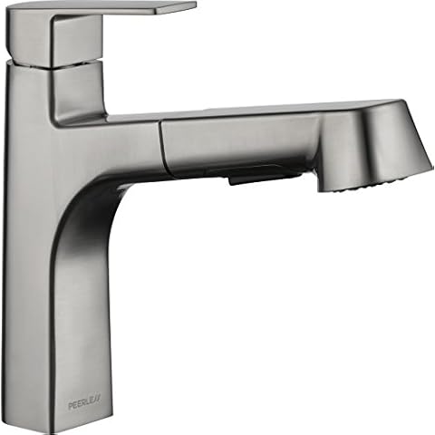 Peerless Xander Pull Out Kitchen Faucet with Sprayer Cover