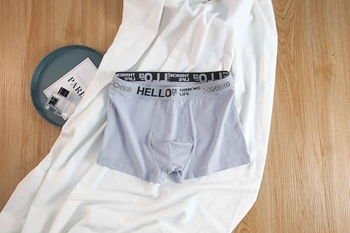 Men's Mid Waist Cotton Boxer Briefs Underwear2
