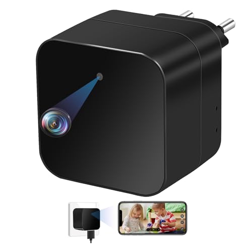 CYI Microcamera Spia Nascosta, Videocamera Sorveglianza Interno WiFi 5G/2.4G, Mini Telecamera Spia Invisibile 1080P, Spy Cam con Rilevamento del Movimento, Archiviazione cloud per Casa, ufficio, ecc.