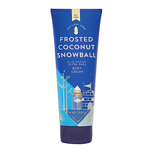 Bath & Body Works Frosted Coconut Snowball Ultra Shea Body Cream, 8 Ounce