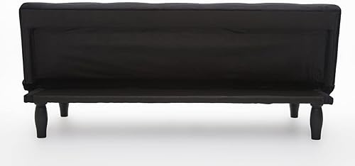 Miniatura 11 de Sofá cama plegable convertible, sofá cama futón con 3 posiciones ajustables para sala de estar, hogar, oficina, espacios de vida compactos (rosa)