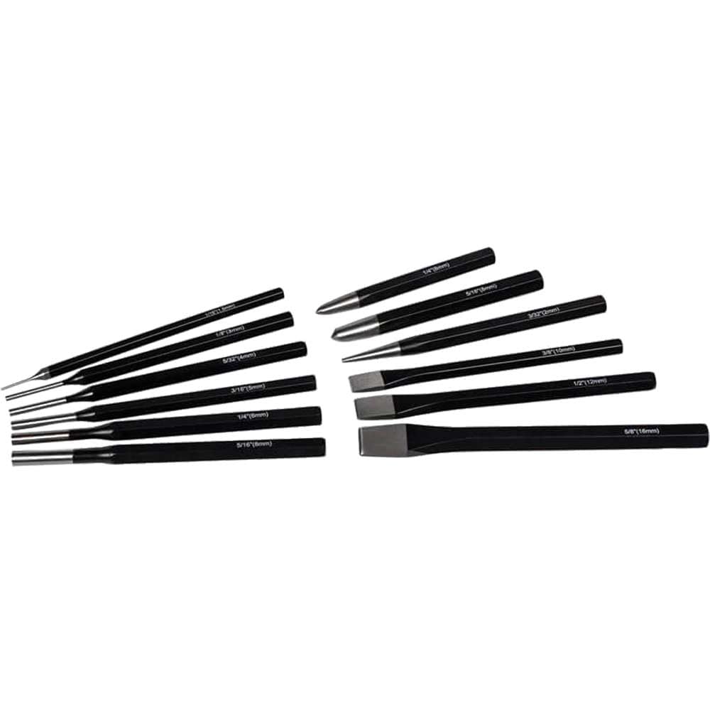 Poinçons et burins en chrome vanadium Roughneck ROU31180 durcis