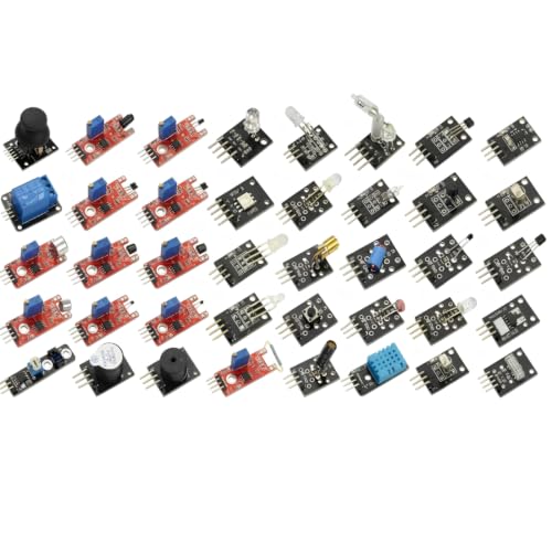 Image of Robocraze 37 in 1 Ultimate Sensor Modules Kit for Arduino, NodeMCU and Raspberry Pi | Beginner and Professional Sensor Pack for Microcontroller and Robotics Applications Development