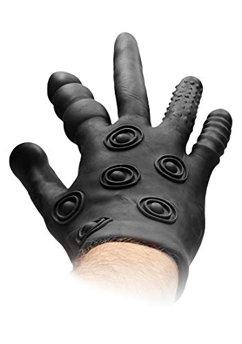 Shots Fist It - Silicone Stimulation Glove - Black