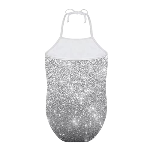 Pinupub Girls One Piece Swimsuit Off Shoulder Halter Neck Cute Fashion Hawaiian Tropical Bathing Suit2