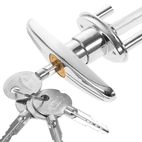 POPETPOP 1 Satz Klapptürschloss Garagentor t Griff Türschloss Notentriegelung Für Garagentore Garagentor-schnellverschluss Zugschnurverriegelung Sicherheitsschloss Tanga Stahldraht