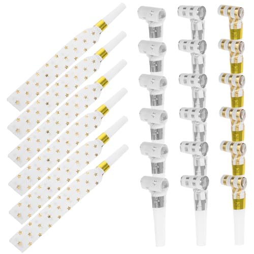 ABOOFAN Pezzi Trombette da Festa Divertenti per Giocattoli Festivi per Compleanni e Celebrazioni Capodanno Accessori Colorati per Feste