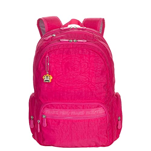 Mochila Grande 2 Compartimentos Paul Frank T03 - Dark Pink