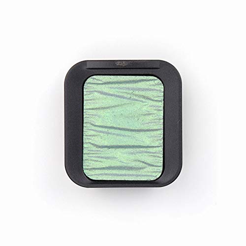 Finetec Pearlescent Watercolor Pan Refill, Metallic Emerald (F0674)