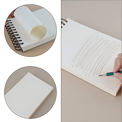 5.5" X 8.5" Sketchbook Set, Top Spiral Bound Sketch Pad, 2 Packs 100-Sheets Each (68Lb/100Gsm), Acid Free Art Sketch Book Artistic Drawing Painting Writing Paper For Beginners Artists #TOP5