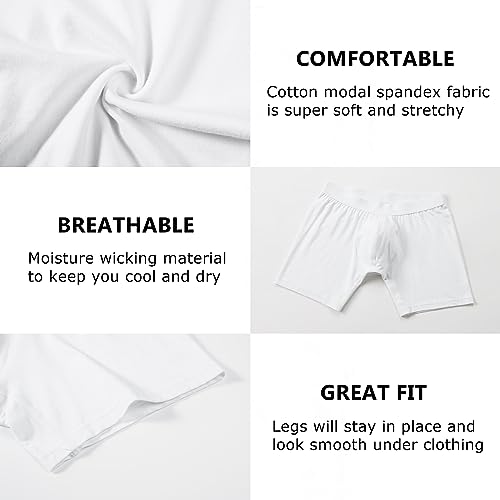 Alpine Swiss Mens Boxer Briefs 3 Pack Underwear Breathable Cotton Modal Trunks3
