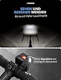 Büchel Ahead Frontlicht I 35/15 Lux Design genau mittig am Lenker StVZO zugelassen und Regenfest...
