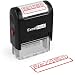 FAXED Self Inking Rubber Stamp - Red Ink (Stamp Only)