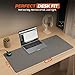 Heatka Dual Zone Heated Desk Pad – Large Hand Warmer Mat for Office & Home | 3 Heat Settings, Auto Shut-Off, Keyboard Laptop Safe Zone | Comfortable Desk Heater for Cold Hands & Winter Workspaces