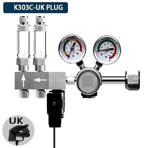 Régulateur CO2 aquarium K303C compteur de bulles électrovanne