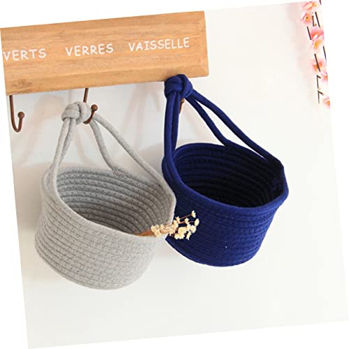 Toyvian 3 Pecas Cesta De Armazenamento De Artigos Diversos Vasos De Flores Pendurados No Interior Ce
