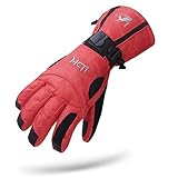 MCTi Waterproof Men's Winter Warm Thermal Snow Ski Snowboarding Zipper Pocket Gloves
