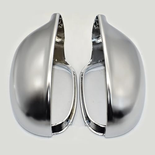 Coques de rétroviseurs Golf 5 Variant 2007-2008 de remplacement en chrome satiné