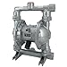 QAVODB Air-Operated Diaphragm Pump Double Diaphragm Pump 1-1/2 inch Inlet & Outlet 44GPM Aluminum Alloy Double Diaphragm Diaphragm Membrane Pump for Low Viscosity Diesel, Kerosene and Waste Oil