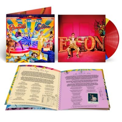 Elton John, Neues Album 2025, Who Believes In Angels?, Limitierte Edition 12 in Rot, Blau und Gelb