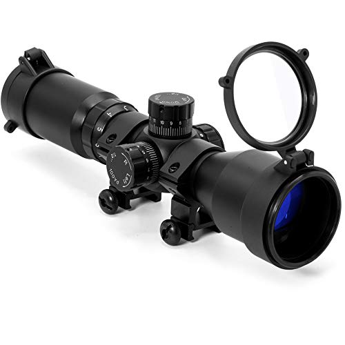 Osprey Global CP3-9X42IRF 3-9X 42mm Compact Pistol/Scout Scope with Illuminated Rangefinder Reticle - 1/4 MOA