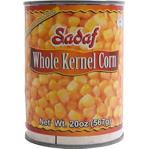 Sadaf Canned Whole Corn Kernels Cover