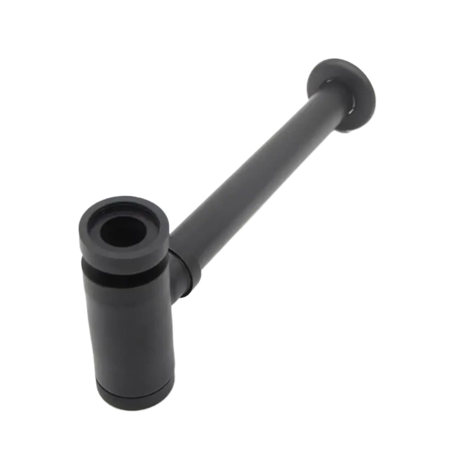 Xiehya Black 1 Pcs Bottle Trap Brass Round Siphon Antique Color/ Drain Kit Bathroom Vanity Basin Pipe Waste For Diy Tools(Black)