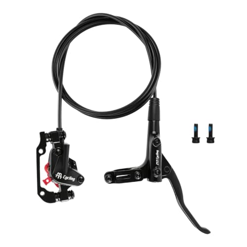 Exceedhub MT200 MTB Hydraulic Disc Brakes Set Right Rear 1550mm Mountain Bike Hydraulic Brake Mountain Bike Bicycle Disc Brake 2 Piston