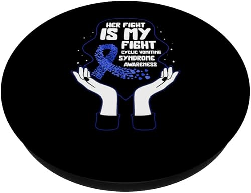 Miniatura 2 de Síndrome de vómito cíclico Su cinta azul guerrera CVS Awarene PopSockets intercambiables PopGrip