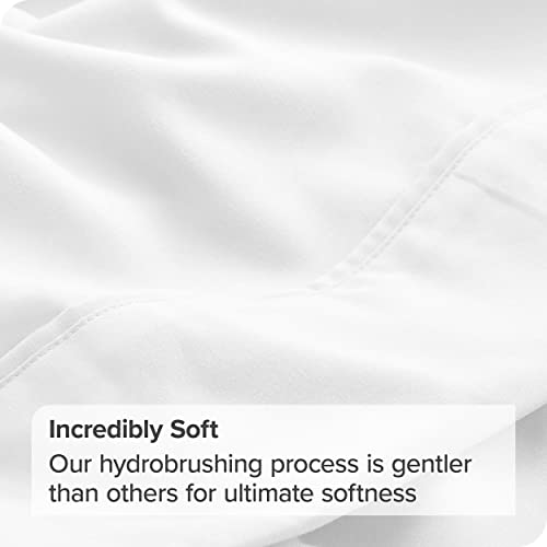 Bare Home 643665960595 Twin/Twin Extra Long Flat Sheet thumb #3