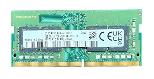 Image of 8GB DDR4 3200MHz Laptop RAM SODIMM | 1Rx16 CL22 1.2V PC4-25600 Non-ECC Memory Module | Compatible with Samsung M471A1G44AB0-CWE |
