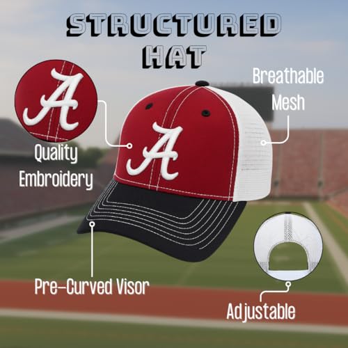 Gorra Trucker Ajustable Alabama University Classic Edition miniatura 5
