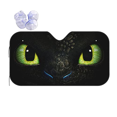 Vbcdgfg Dragon Green Eyes Car Windshield Sun Shade - Universal Fit Car Front Windshield Sunshade-UV Protection Keep Your Vehicle Cool 55 x 29.9 Inch (94581) Vbcdgfg Dragon Green Eyes Car Windshield Sun Shade - Universal Fit Car Front Windshield Sunshade-UV Protection Keep Your Vehicle Cool 55 x 29.9 Inch (94581)