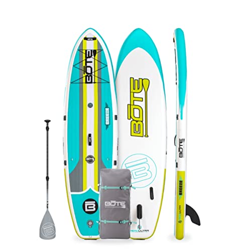 Bote 11' Ft 6" Breeze Aero Inflatable Stand Up Paddle Board, Magnepod Compatible Blow Up Isup Great For Adults Kids Family Travel Friendly Multiple Sizes Color Options #TOP3