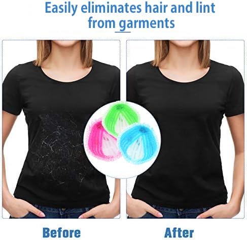 Pet Hair Remover Balls for Laundry (12 Pack): Reusable Non-Toxic Washing Balls Help Collect Dog & Cat Fur, Lint & Dander from Clothes, Bedding, Washer & Dryer - Image 3