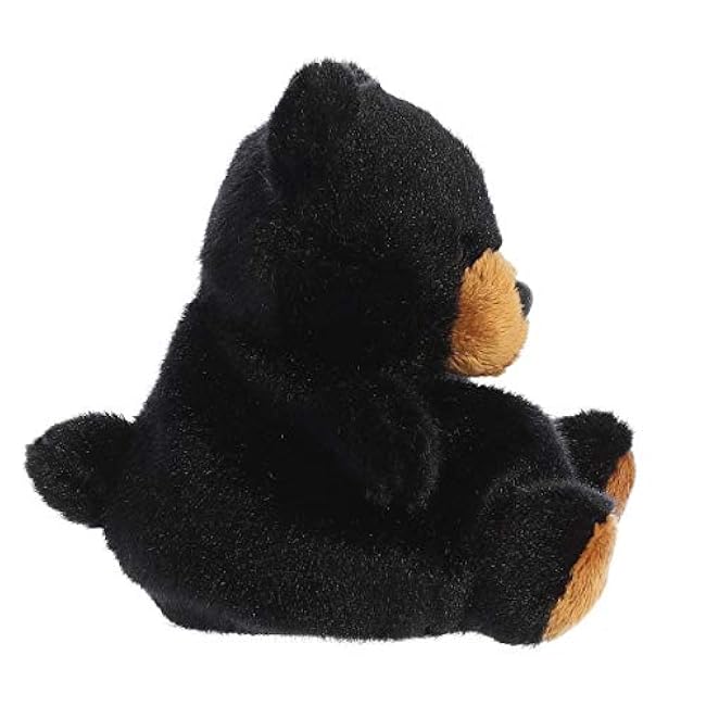 Aurora? Adorable Palm Pals? Sleepy Bear? Stuffed Animal - Pocket-Sized Play - Collectable Fun - Black 5 Inches