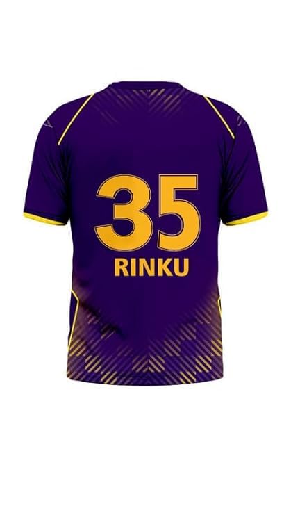 Image of Sports India IPL Cricket Team T Shirt Jersey for (Kid's, Boy's & Mens) L584