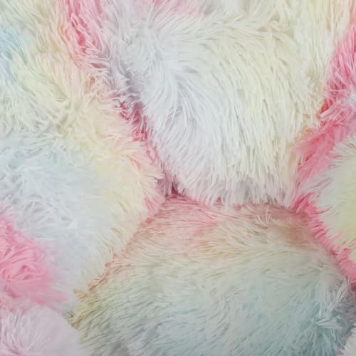 Cama de Túnel para Gato Soft Confortável Colorido Com Pingente de Bola para Playground Interno para