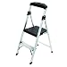 2-Step Aluminum Ultra-Light Step Stool Ladder with Project Tray Top and 225 lb. Capacity, ANSI Type 2 Duty Rating (2 Step)
