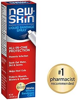 New-Skin Liquid Bandage Spray, 1 Ounce (Pack of 1) - Packaging May Vary