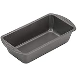 Good Cook 04025 4025 Loaf Pan, 8 x 4 Inch, Grey (2-pack)