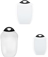 Vista 1 de Dexas Tablas de cortar Chop & Scoop - 11 x 15, 6.5 x 10.5 y 9.5 x 13 pulgadas, color blanco con mango negro