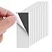 Gjinxi 12 Pcs Magnetic Tape, Flexible Magnet Strip with Strong Adhesive Backing, Self Adhesive Magnets for DIY Crafts, Photo Picture Fridge (60 x20 x 2 mm)