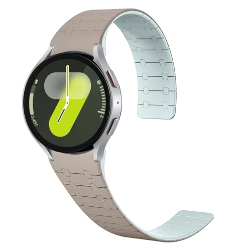 [LanQii] �o���h �p�� Samsung Galaxy Watch 7/6/5/4 (40mm 44mm)/Watch FE/Watch 6 Classic (43mm 47mm) �Ή� �V���R�[�� ���C�X�g���b�v �o���h �_�� �y�� �h�� �J�[�L