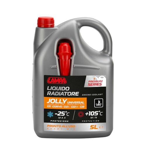 Lampa 38044 Premium Series Jolly - Líquido anticongelante universal para radiador (-25°C / +105°C) - 5 L