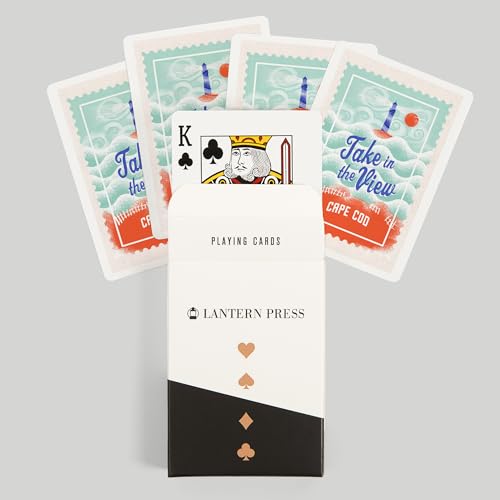 Lantern Press Naipes Poker Cape Cod Massachusetts miniatura 6