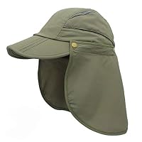 Casquette De Soleil Enfant Happy Cherry Anti-UV - Chapeau Pêcheur Respirant Avec Voile Amovible Protection Nuque Visage Cou Pour Randonnée Cyclisme Été