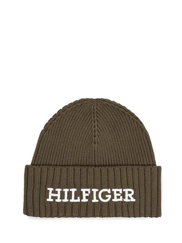 Bonnet vert Tommy Hilfiger Monotype pour homme idéal pour les sorties urbaines
