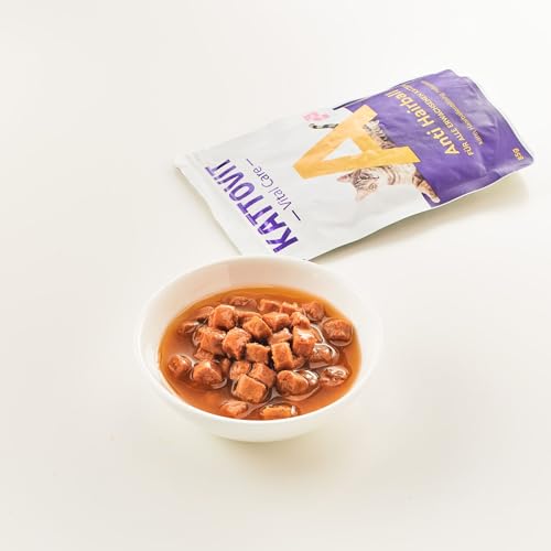 KATTOVIT - Vital Care Wellnessbox Nassfutter für Katzen | Katzen-Nassfutter im Frischebeutel mit Gesundheitsplus | Alleinfuttermittel für ausgewachsene Katzen | 25 x 85 g
